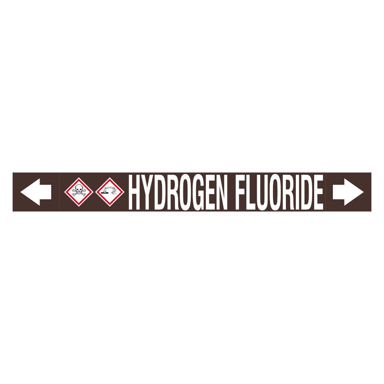 Brady ASME - Rohrmarkierer - Hydrogen Fluoride (313322)