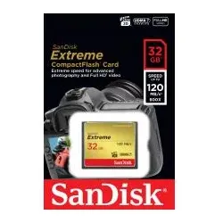 SanDisk CompactFlash Card (CF) Extreme 32GB 120MB/s