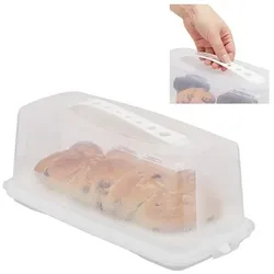 relaxdays Eckige Kuchenbox