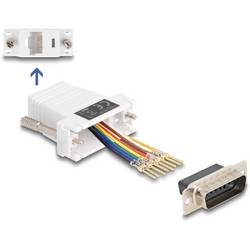 Delock 67108 VGA / RJ45 Adapter [1x D-SUB-Stecker 15pol. - 1x RJ45-Buchse] Weiß