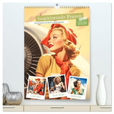 Inspirierende Frauen (hochwertiger Premium Wandkalender 2026 DIN A2 hoch), Kunstdruck in Hochglanz