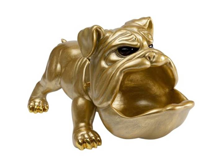 Kare Design Deco Gouden hongerige hond