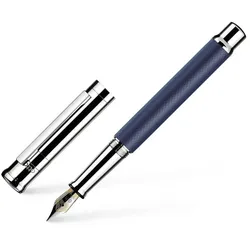 Faber-Castell Otto Hutt design04 Füllfederhalter blau karo M