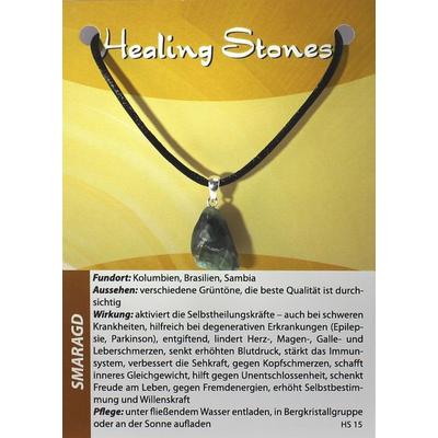 Smaragd Healing Stones Maxicard
