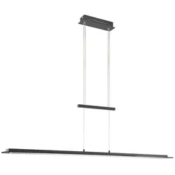 Pendellampe Zugpendelleuchte Hängelampe dimmbar LED CCT höhenverstellbar schwarz