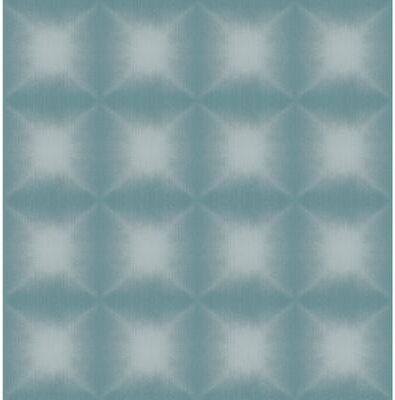 Kenneth James Echo Teal Geometric Wallpaper - 20.5in x 396in x 0.025in