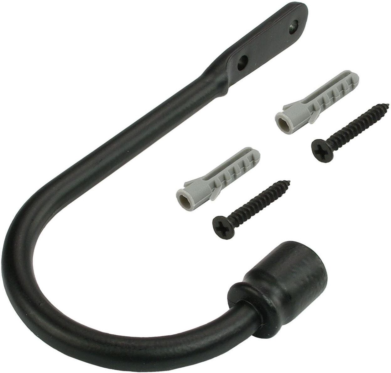 Raffhalter LIEDECO Gr. 1, schwarz, Blacklist, Metall, Raffhalter, Raffhalter, für Gardinenstangen Ø 16 mm schwarz Blacklist