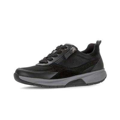 Sneaker GABOR "Sneaker low", Damen, Gr. 37, schwarz, Schuhe Sneaker