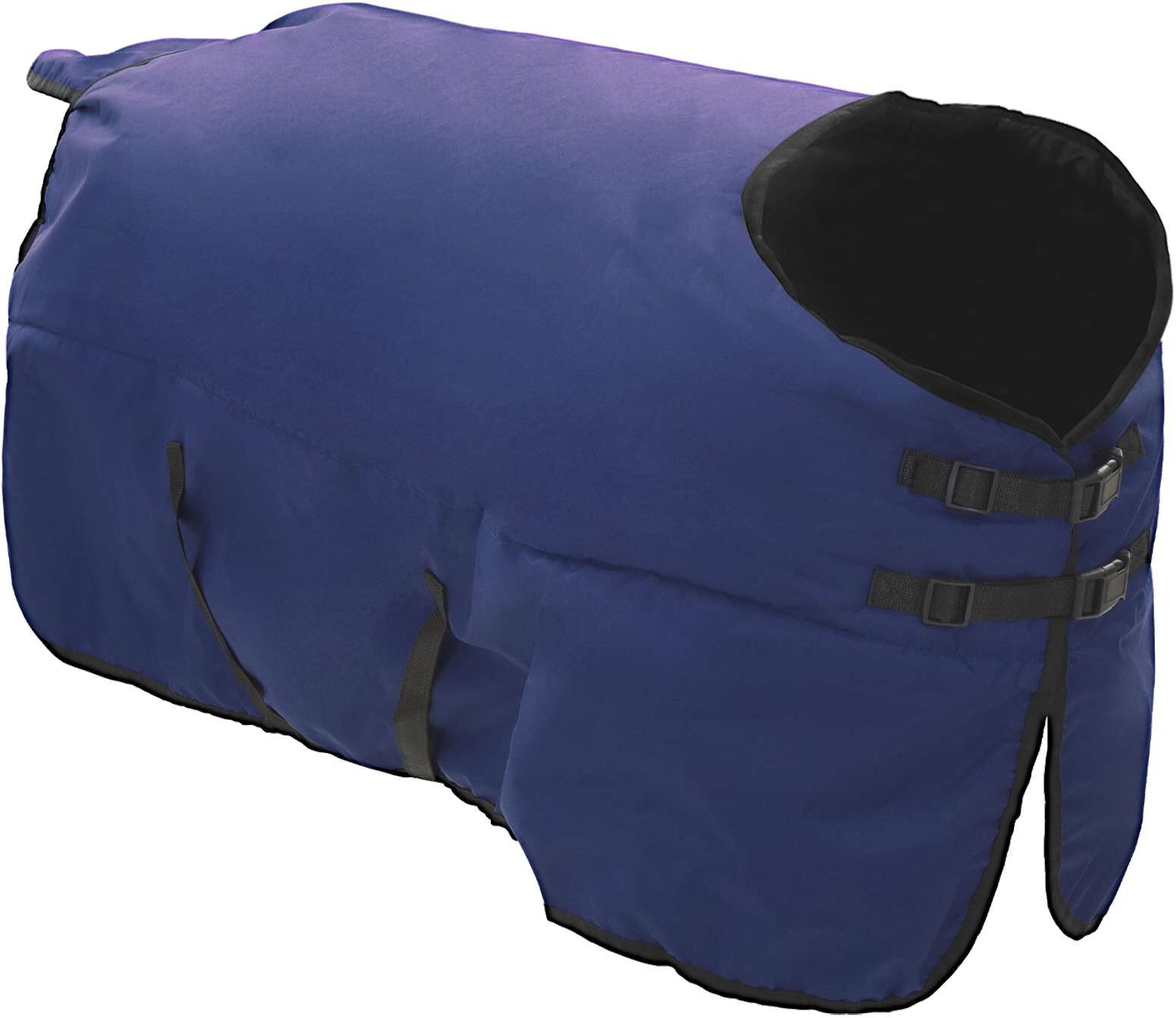 vidaXL Couverture Équine Bleu marine complet 165 cm Polyester