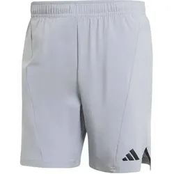 ADIDAS Herren Shorts Designed for Training Workout (Länge 9 Zoll), Größe S in Silber Silber