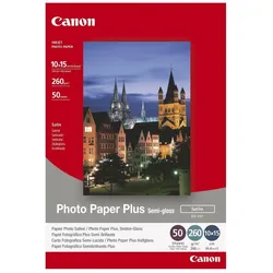 Canon SG-201 Fotopapier Plus seidenglanz 100x150mm 260 g/m2 - 50 Blatt