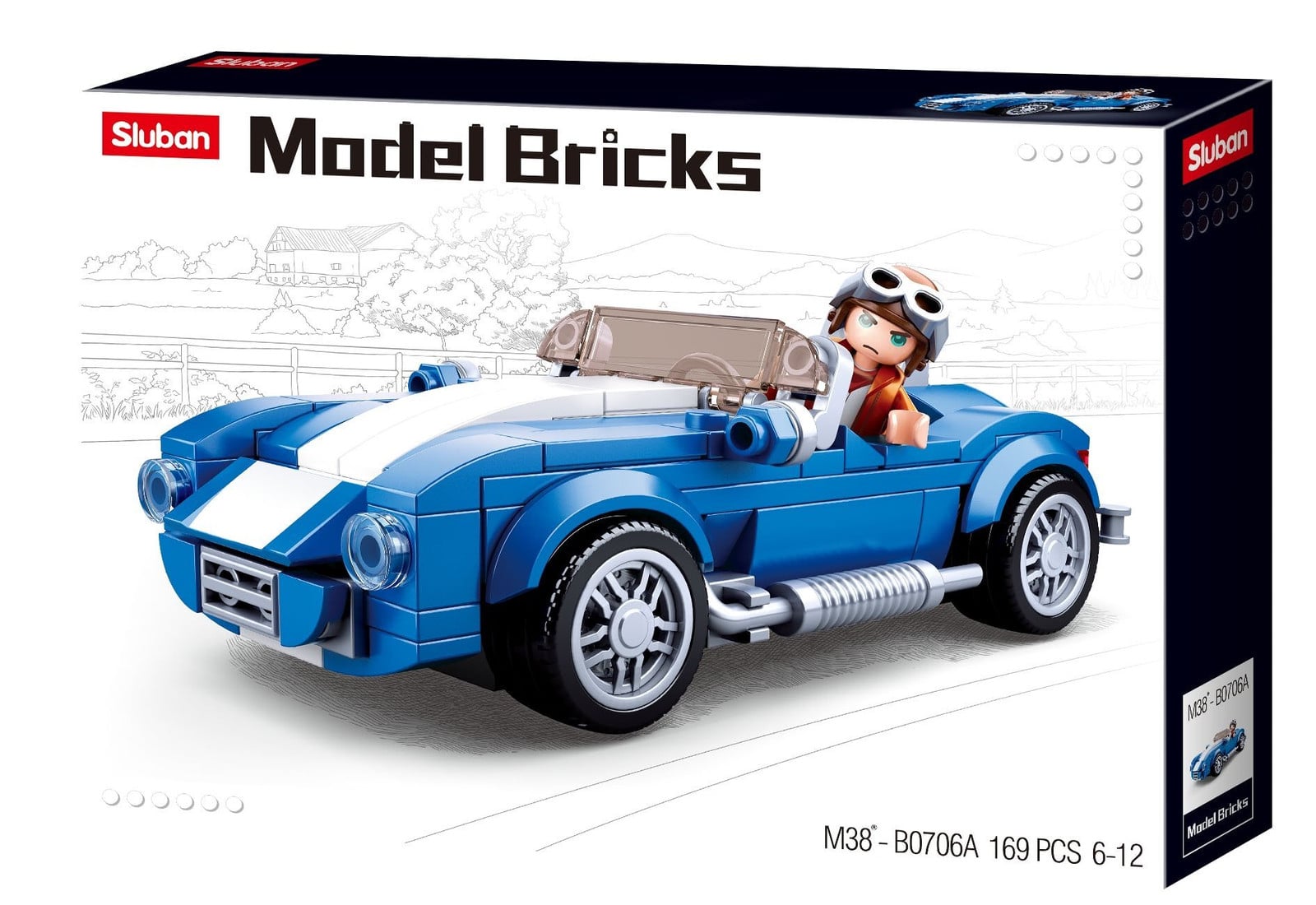 Sluban M38-B0706A Klassieke sportauto