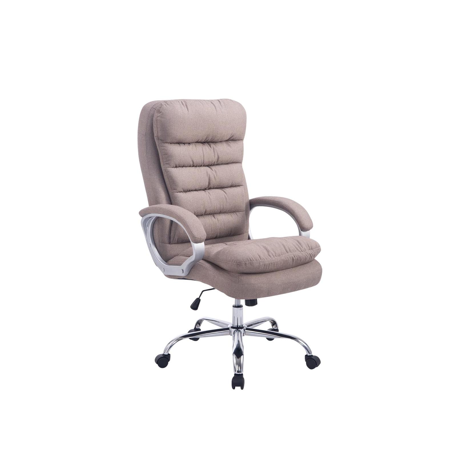 CLP Bürostuhl ergonomisch, XXL Vancouver, bis 150 kg belastbar, höhen-verstellbar, drehbar, kippbar fixierbar, Stoff