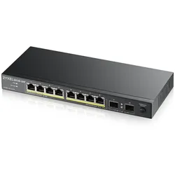 ZyXEL GS1100-10HP - Switch - unmanaged - 8 x 10/100/1000 (PoE+)
