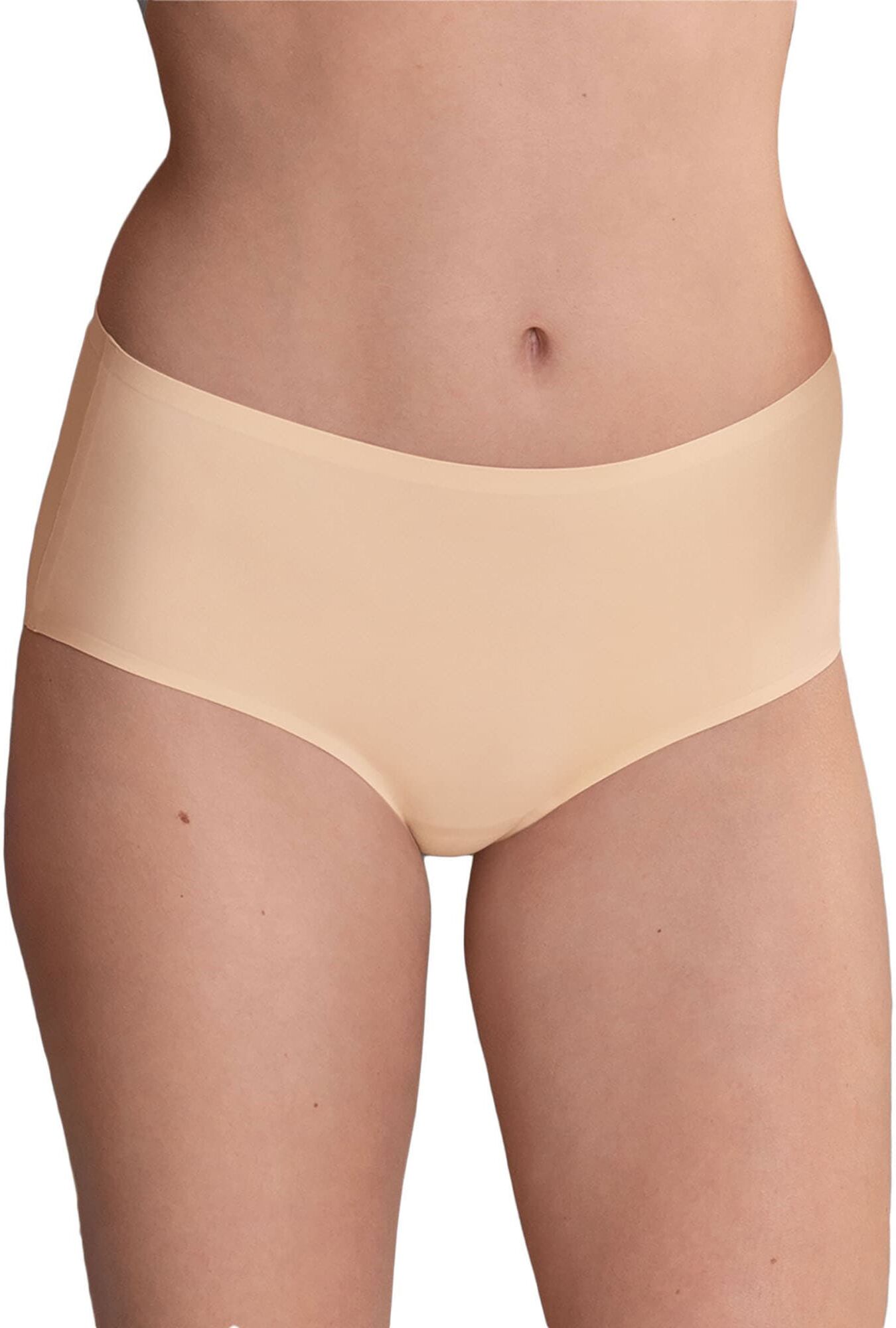 High-Waist-Slip ANITA "High Waist Essentials", Damen, Gr. SM, beige (desert), Stoff, Obermaterial: 80% Polyamid PA. 20% Elasthan EL., Unterhosen High-Waist-Slip