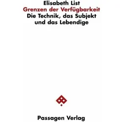 Grenzen der Verfügbarkeit, Fachbücher von Elisabeth List