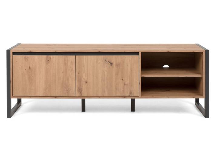 Lowboard DENVER 160 x 55 cm braun/ grau