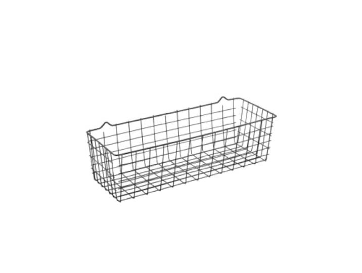 Metaltex Koala LAVA multifunctionele mand, metaal, zwart, 33 x 12 x 10 cm