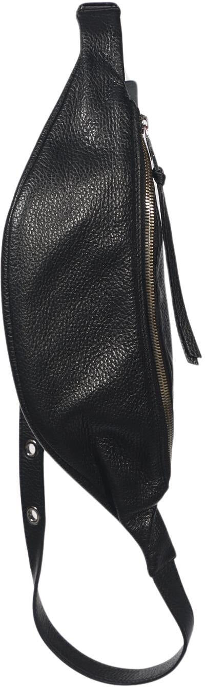 Abro Damen Handtasche klein Leder, Schwarz, Leder - Second Hand