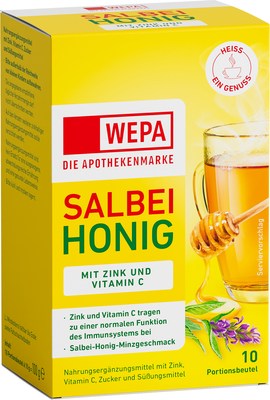 WEPA Apothekenbedarf GmbH & Co KG WEPA Salbei+Honig+Vitamin C+Zink Pulver 10X10 g 18336930
