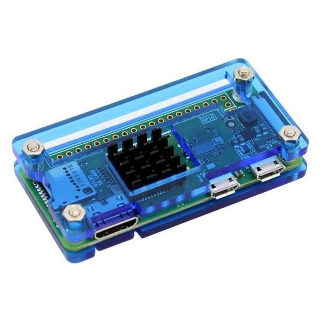 HutoPi Case for Raspberry Pi zero (Blue) (OD4687-BL)