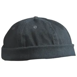 myrtle beach 6 Panel Chef Cap, black