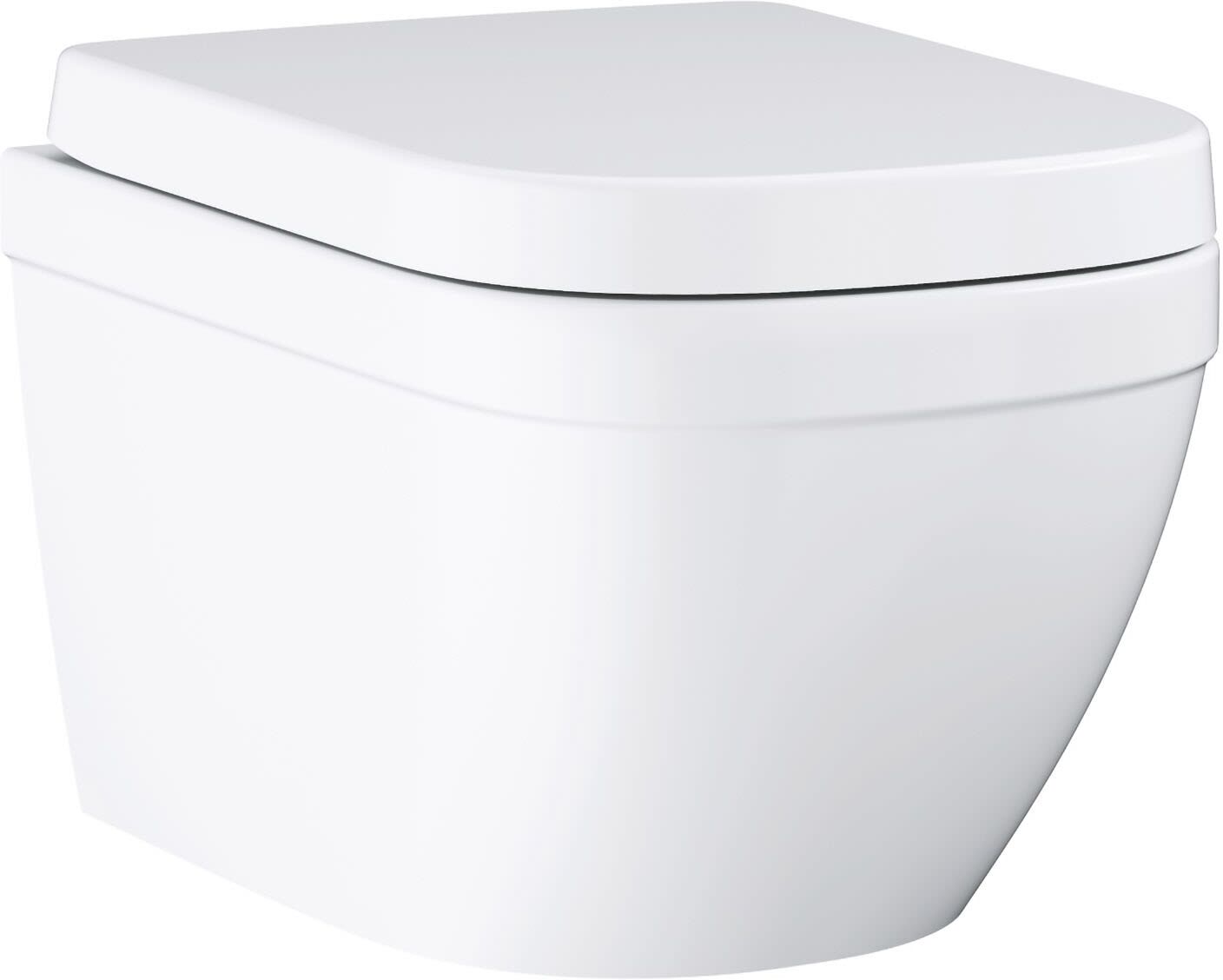 Grohe Euro ceramic set wall-hung WC rimless, horizontal outlet 39693000