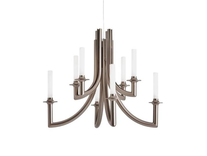 KARTELL lampe à suspension KHAN (Bronze opaque - Polycarbonate 2.0 recyclé)