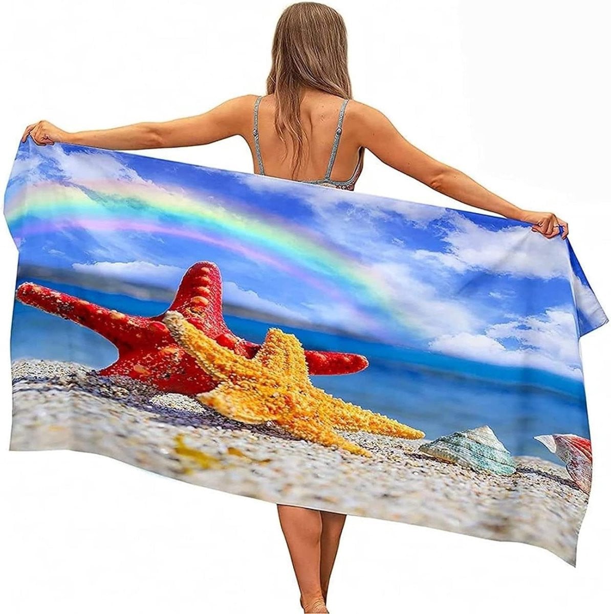 Strandlaken Microvezel Strandzeester - Groot Badlaken - 80 x 160 cm