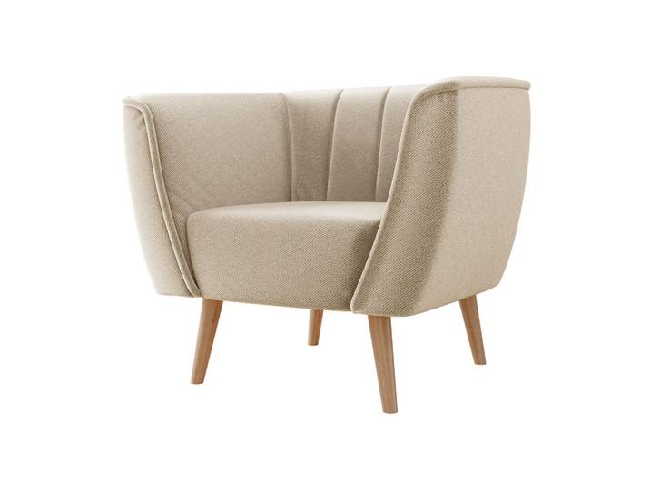 Mirjan24 Sessel Pas 1, Beige, Holz, Kiefer, Rechteckig, 82x75x74 cm, Wohnzimmer, Sessel, Polstersessel