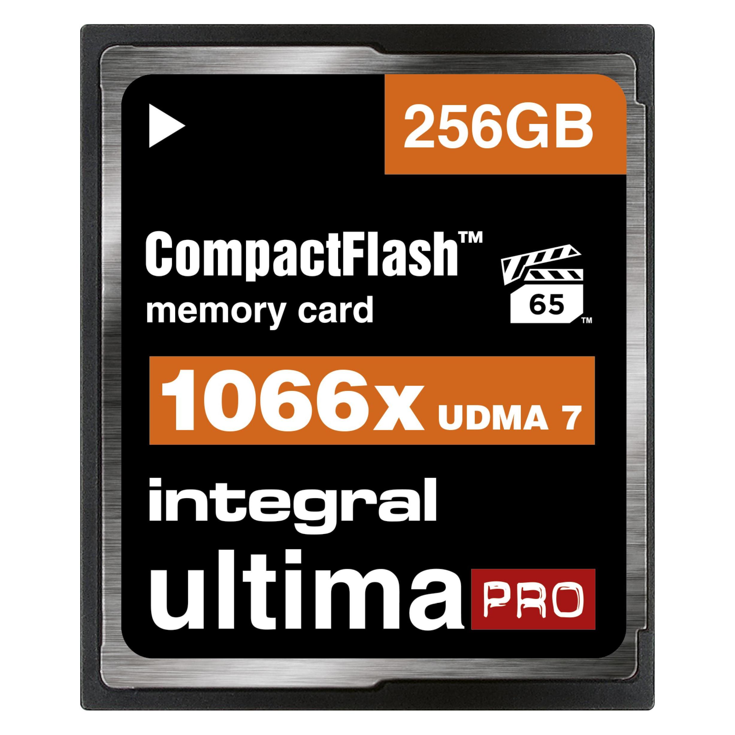 Integral 256GB ULTIMAPRO COMPACTFLASH 1066X (256 GB, CFast) (INCF256G1066X)