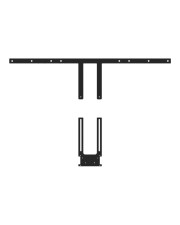 Hagor Poly Display-Adapter Befestigungskit Montage-Adapter für Videokonferenz-Kamera Schwarz Bildschirmgröße: 140-191 cm 55"-75" Montageschnittstelle: bis zu 800 mm über Bildschirm unter Studio X50 (2286)