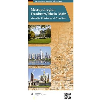 Metropolregion Frankfurt/Rhein-Main, Sonstige von , Bundesamt f. Kartographie u. Geodäsie, 978-3-86482-150-9