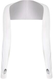 Uplifted Finds One Piece Ultra Thin Shawl Cooling Arm Sleeves & UV Sun Guard white