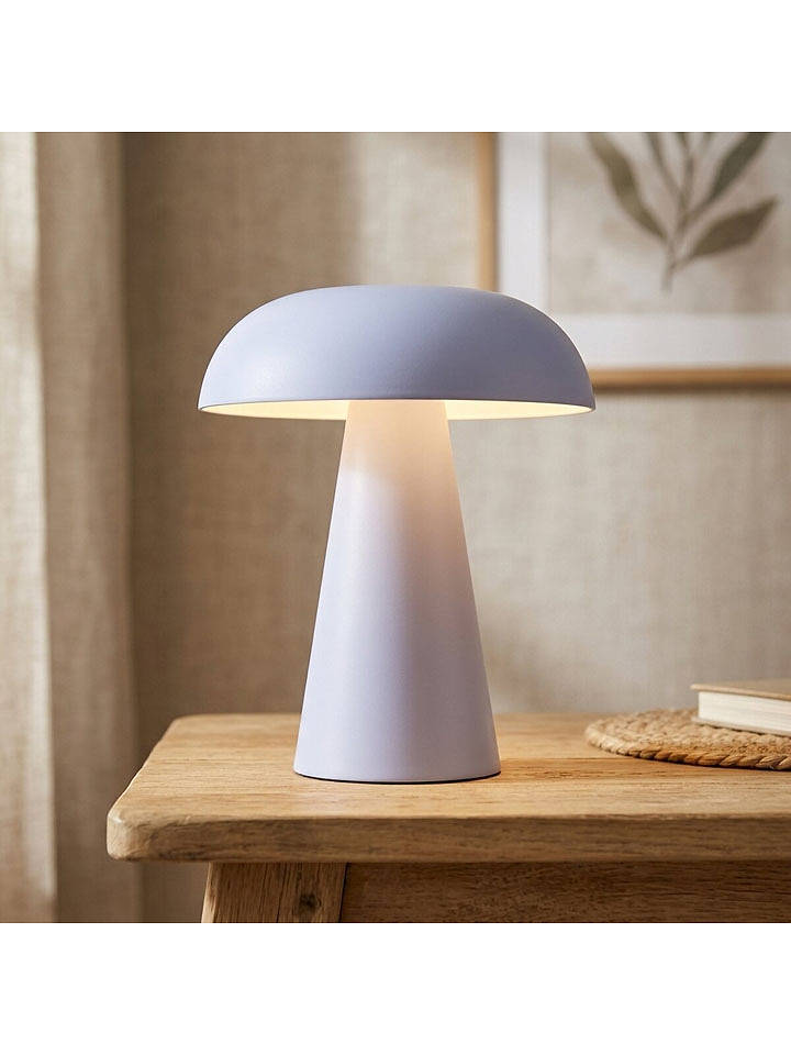 Boltze LED-Tischleuchte "Adelia" in Weiß - (H)17,5 x Ø 15 cm - onesize