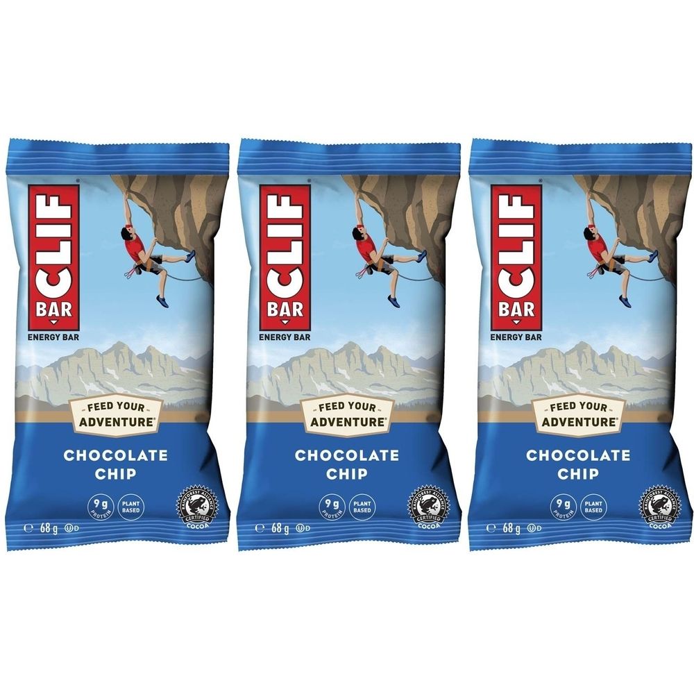 Clif Bar Chocolate Chip x3 3x68 g Set