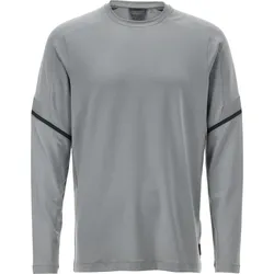 Mascot, Arbeitsoberteil, T-Shirt langarm silbergrau, Gr.4XL (4XL)