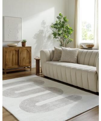 Livabliss Michaela Casual Solid Color Wool Area Rug