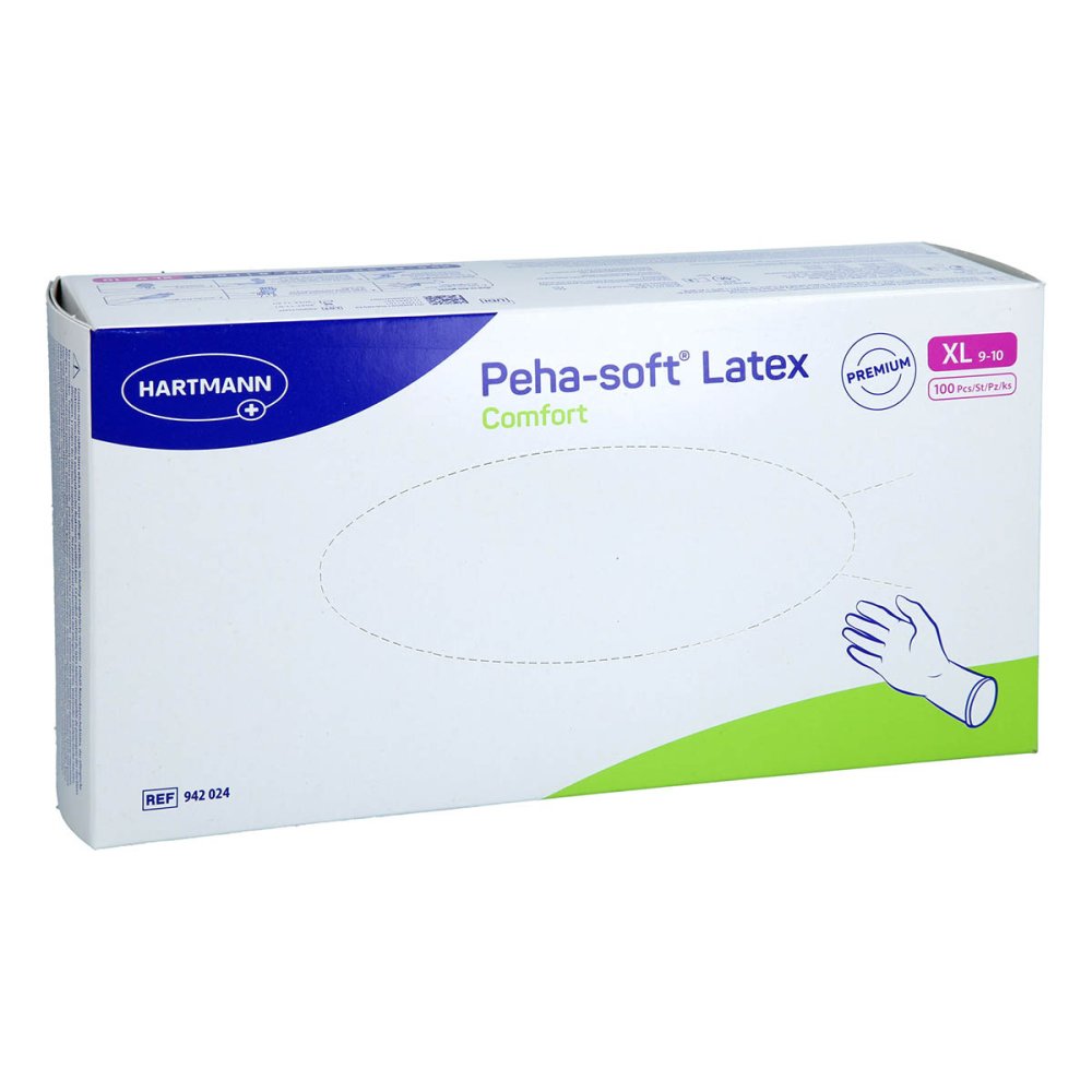 PAUL HARTMANN AG Peha-soft Latex Comfort Unt.hands.unsteril Pf Xl 19296701