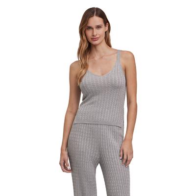 Tanktop FALKE "FALKE Tank Top", Damen, Gr. L, grau (light grau (3771)), Tops Tanktop