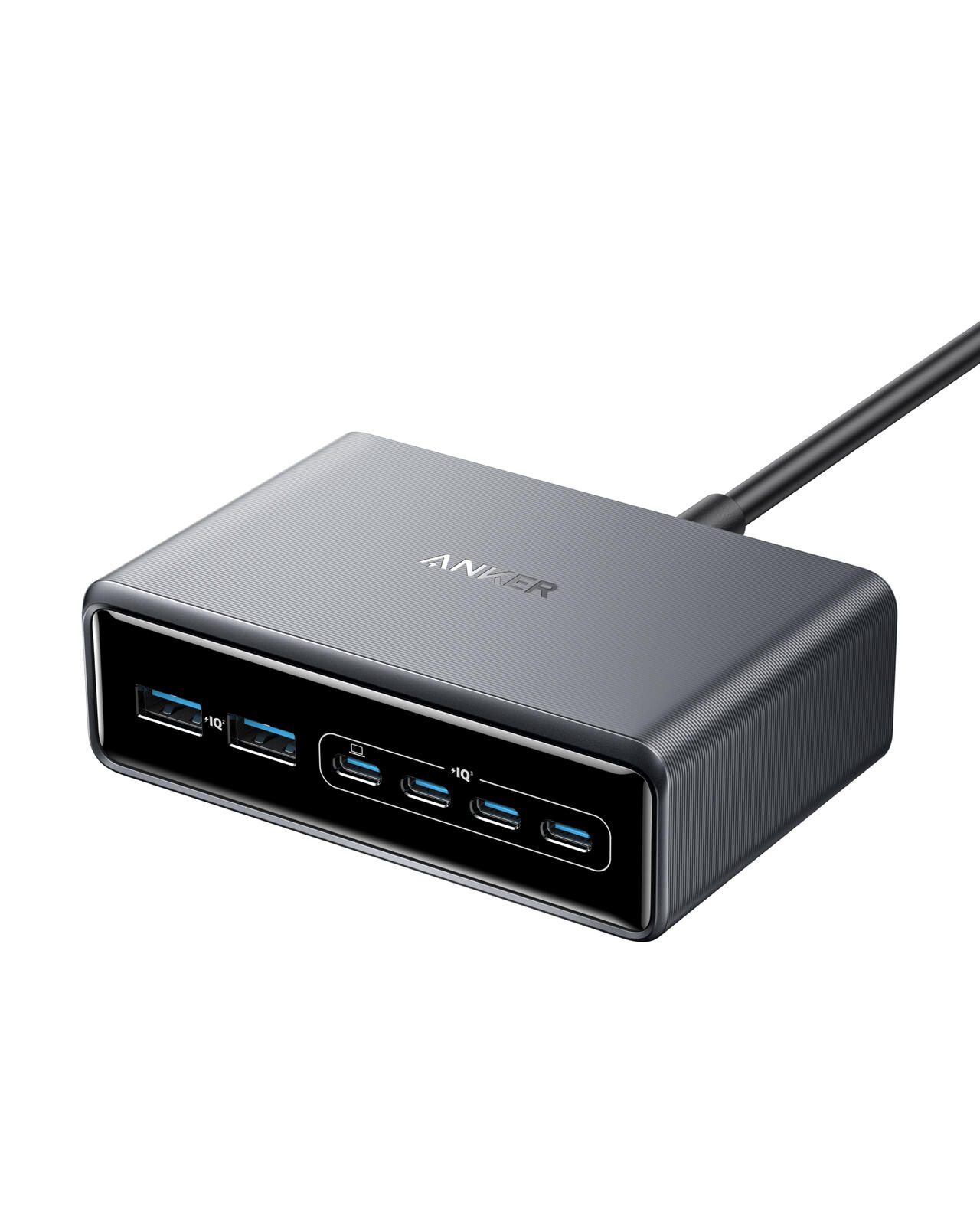 Anker Prime Ladegerät 200W, 4x USB-C, 2x USB-A, Schwarz A2683341