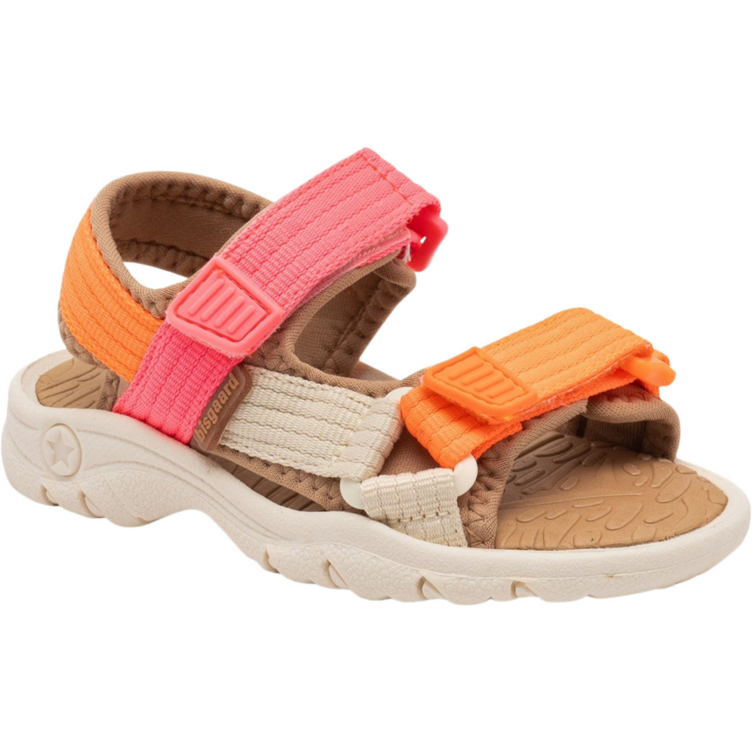 Bisgaard Nico Sandale Kinder Sandalen orange Größe 35 Lifestyle Atmungsaktiv