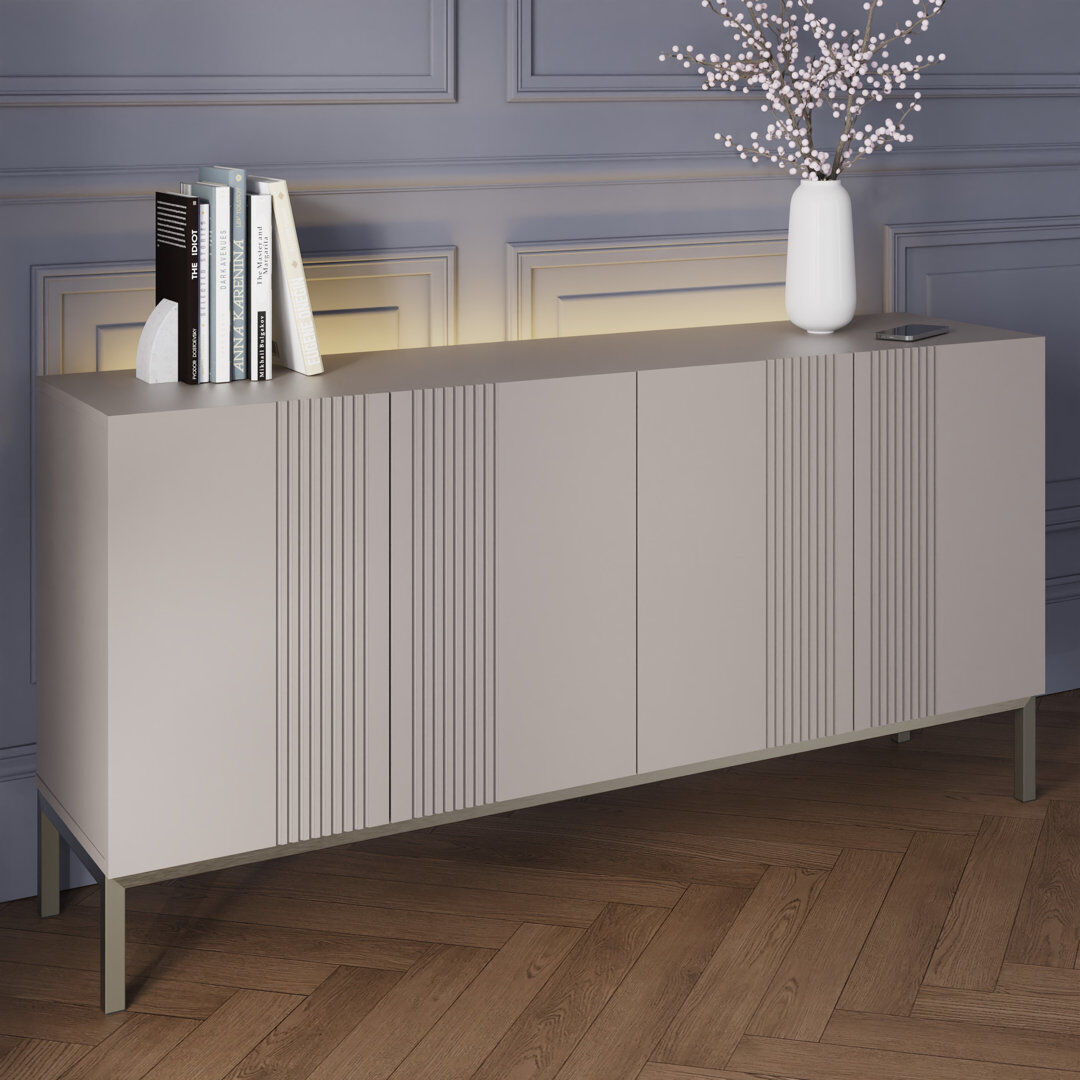 Frank Olsen IONA 150 cm W Sideboard Gray 76cm H X 150cm W X 40cm D
