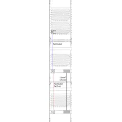 f-tronic 7143632 APZ-Feld-SWM, V19APZ-SWM, 1-feldrig, H=1350mm, APZ-Platz, inkl. APL-Set, S1 350 & 550mm V19APZSWM