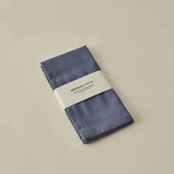 Karaca Home Belle Pflegeleichte 2er Set Stoffservietten Indigo