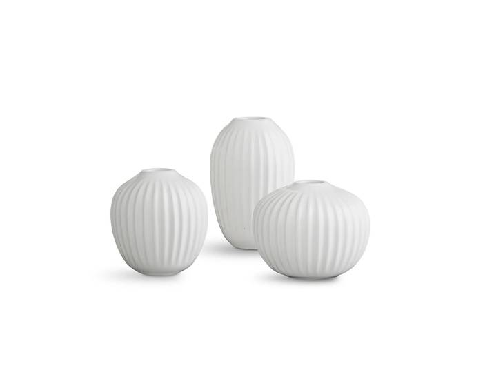 Kähler Design - Hammershøi Vase Miniatur, weiss (3er-Set)