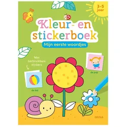Deltas, Sticker, Mein erstes Wörter Mal- und Stickerbuch – für Kinder von 3 bis 5 Jahren (140 Sticker)