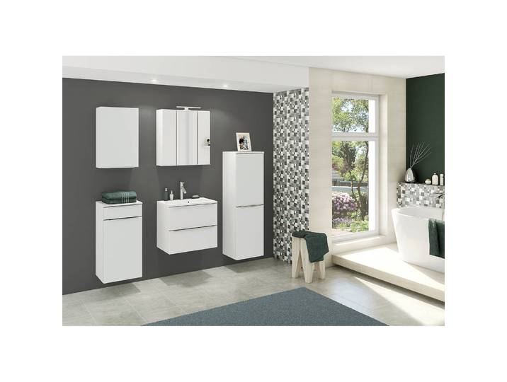Meuble vasque I 60cm Blanc/Blanc mat