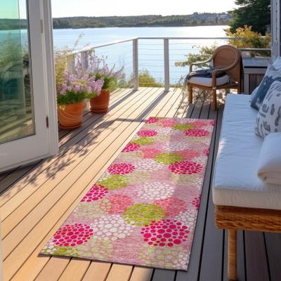 Addison Rugs Machine Washable Indoor/ Outdoor Chantille Modern Bubbles Rug