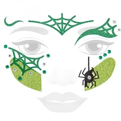 Face-Art-Tattoo "Hexe"